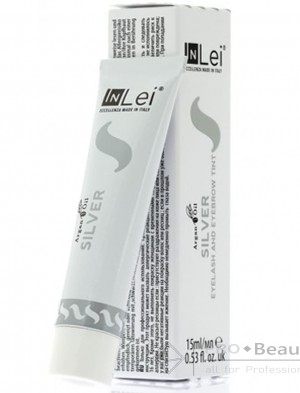 InLei® Краска для ресниц и бровей, серый (SILVER) 15мл